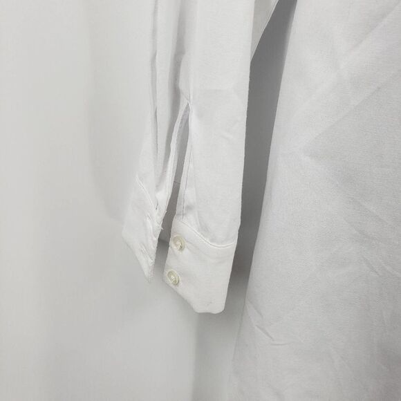 ATMOSPHERE PRIMARK women's 4 white embroidery button down long sleeve shirt - Picture 4 of 8